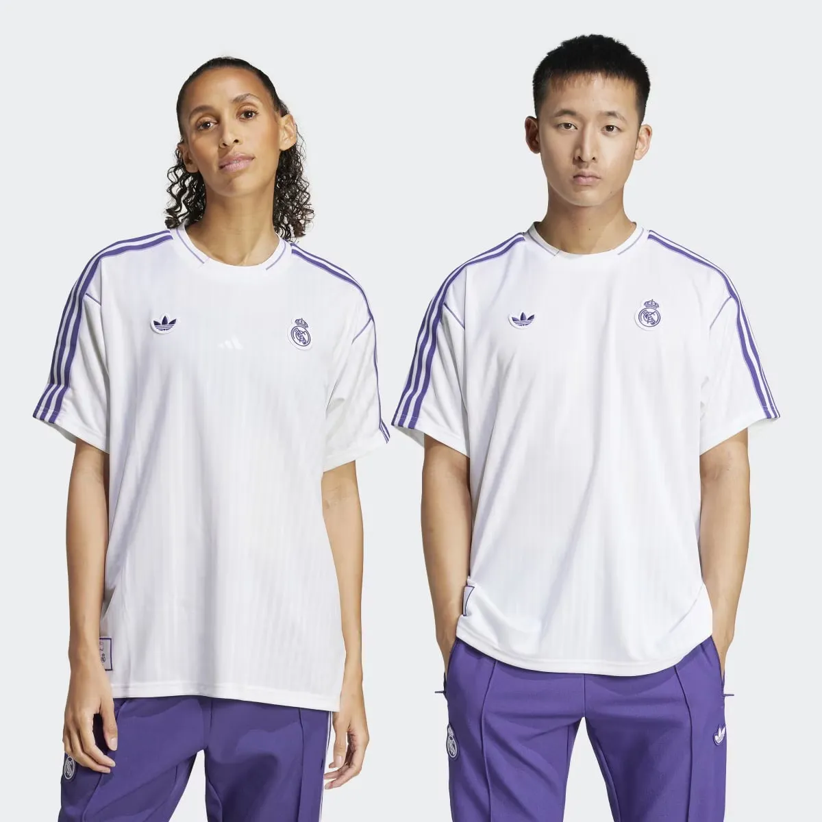 

Футболка Adidas Unisex с иконами террасы Real Madrid, белый