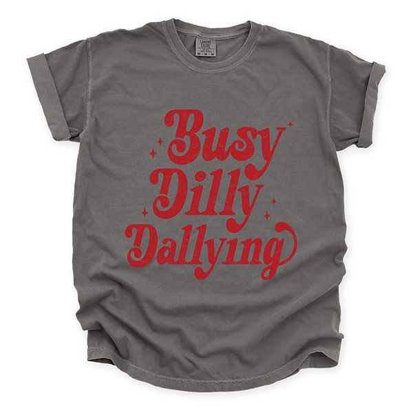 

Футболка с принтом Busy dilly dallying stars Simply Sage Market, Pepper, Зеленый, Футболка с принтом Busy dilly dallying stars Simply Sage Market, Pepper