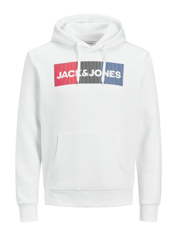 

Пуловер с капюшоном Jack & Jones, белый