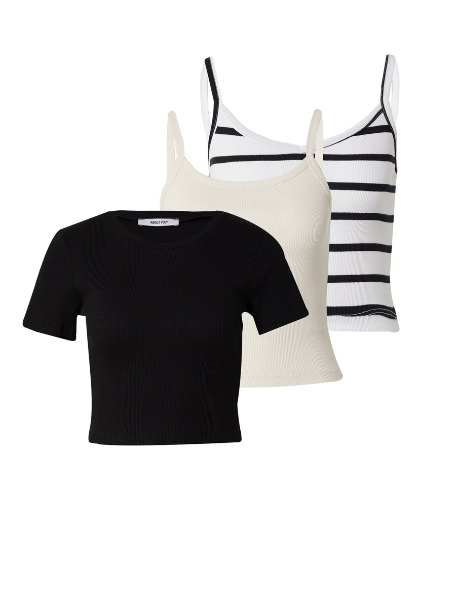 

Топ ABOUT YOU Aylin, цвет Beige/Black/White