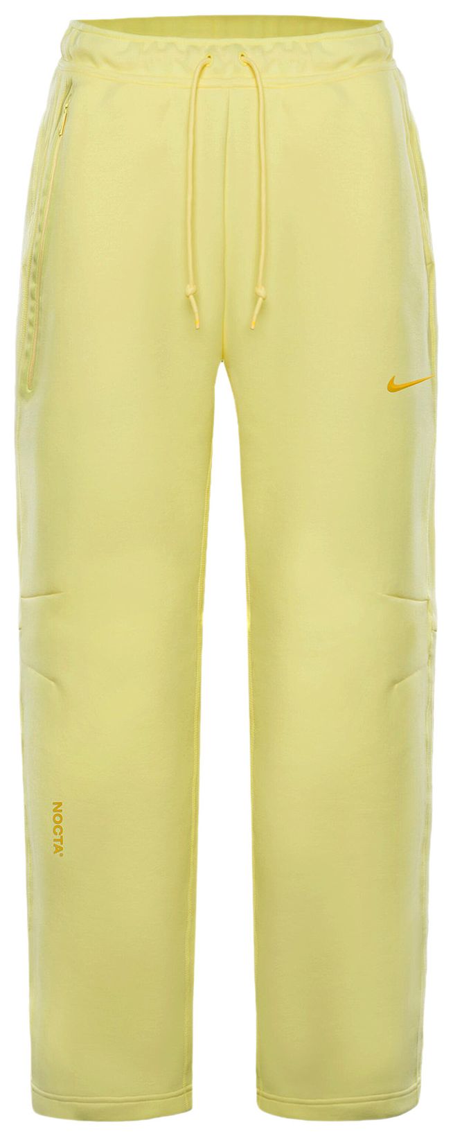 

Флисовые брюки с открытой кромкой Nike x NOCTA Tech, желтый