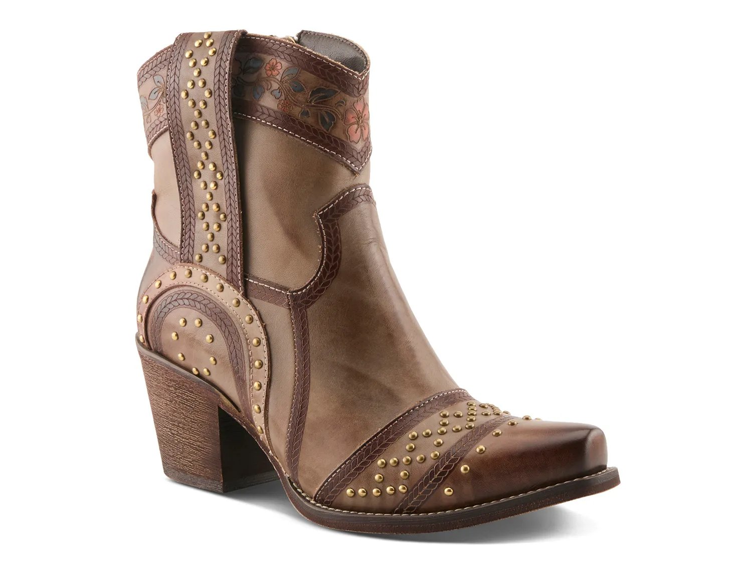 Ботинки L'Artiste Saddleup Bootie, серо-коричневый/мультиколор