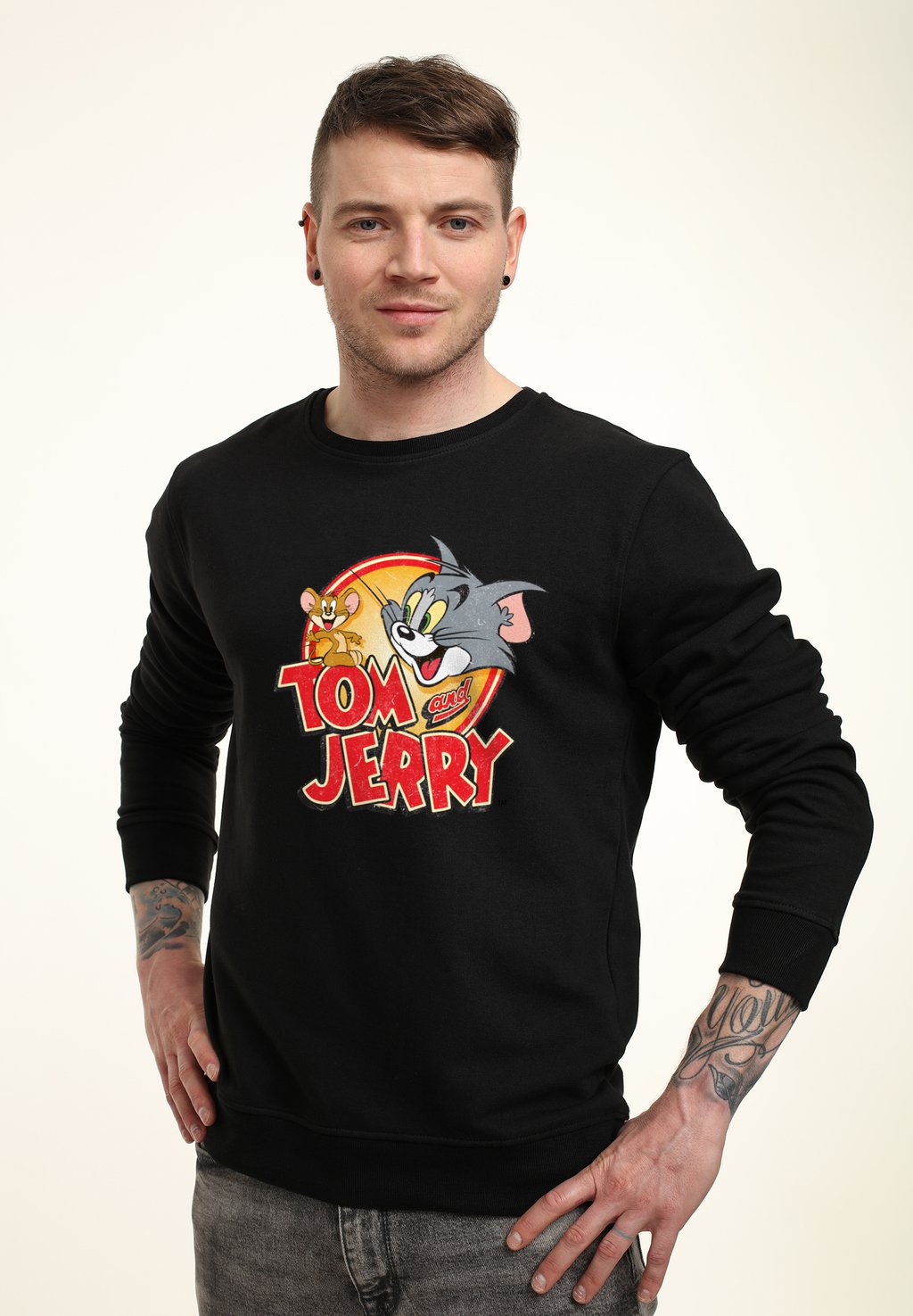 

Толстовка TOM AND JERRY VINTAGE GRAPHIC Henry Tiger, черный