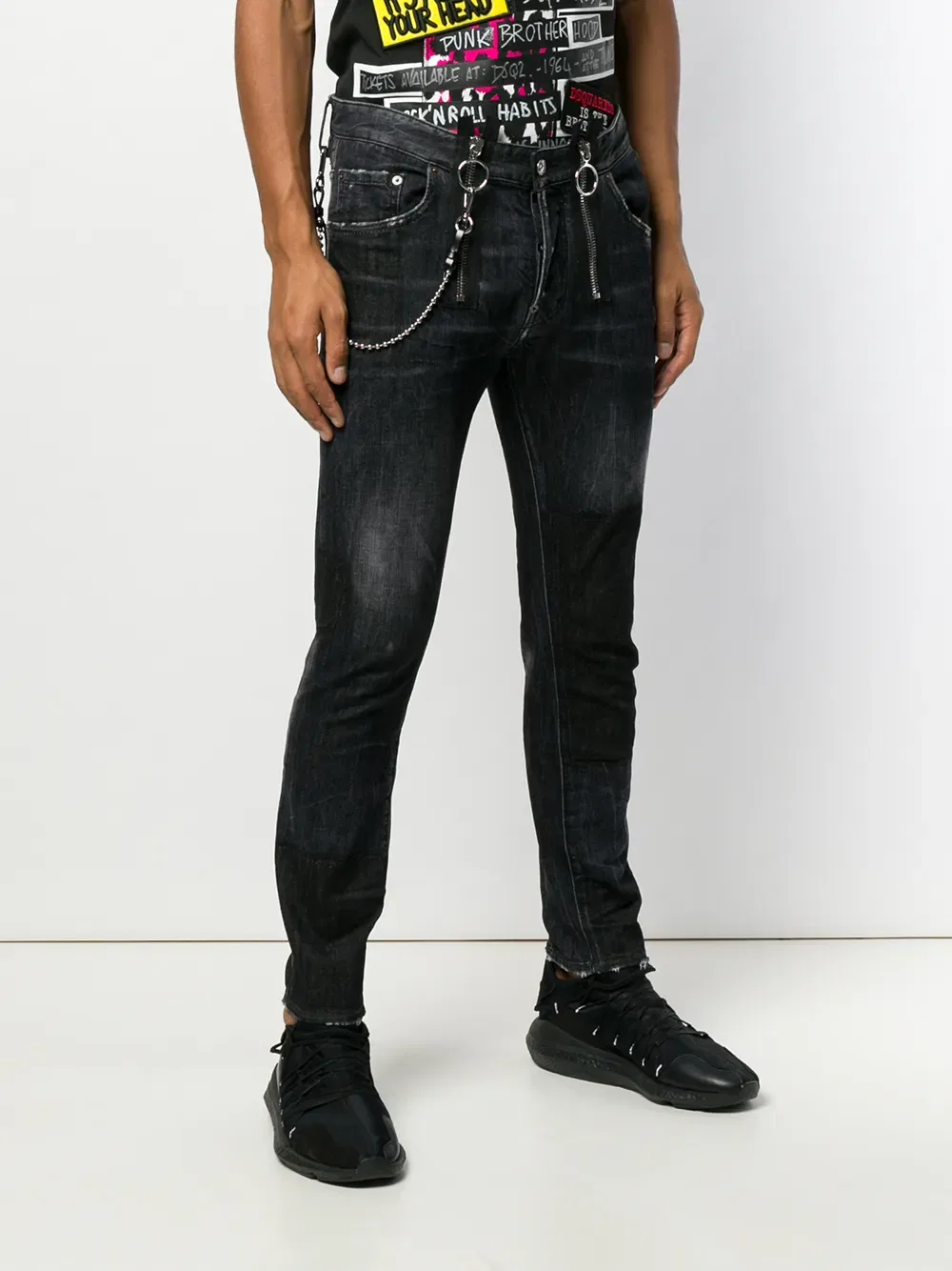 Джинсы скейтера Dsquared2, синий — фото 3
