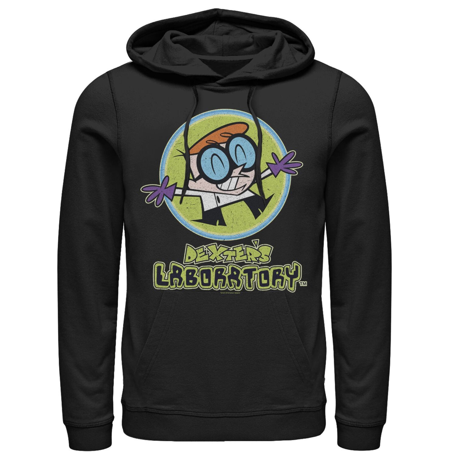 

Мужской пуловер с рисунком CN Dexter's Laboratory Happy Scientist, толстовка с рисунком Licensed Character