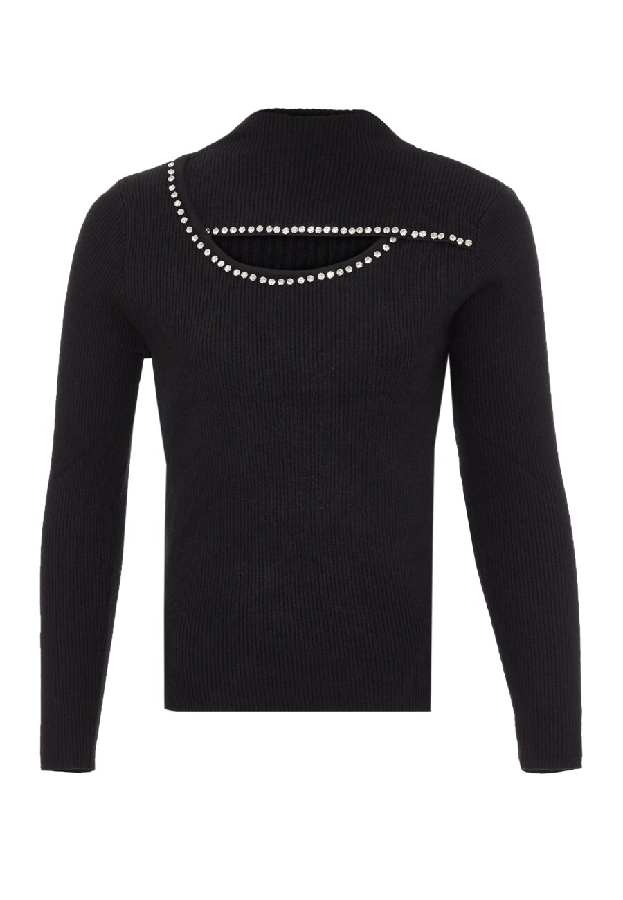 

Тонкий вязаный свитер nolie Sweater, черный