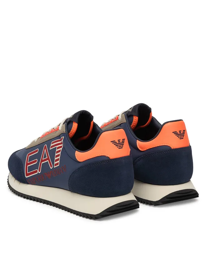 EA7 Emporio Armani Кроссовки 7X000541 AF18609 MZ579 темно-синие — фото 3