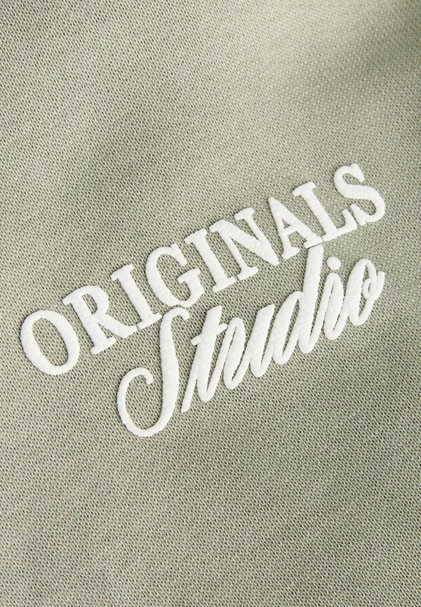 Толстовка с капюшоном Jornorrebro typo back hood sn jnr hoodie Jack & Jones Junior, морская трава — фото 3