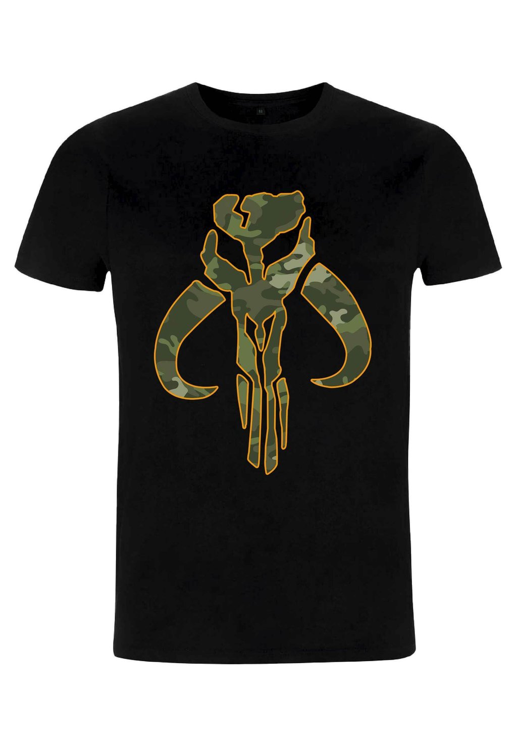 

Футболка с принтом STAR WARS: THE MANDALORIAN CAMO MANDO UNISEX Star Wars, черный
