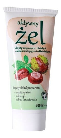 

Активный гель для уставших и больных ног с успокаивающим и освежающим эффектом с конским каштаном, гинкго билоба и подорожником, 200 мл Donum Naturea