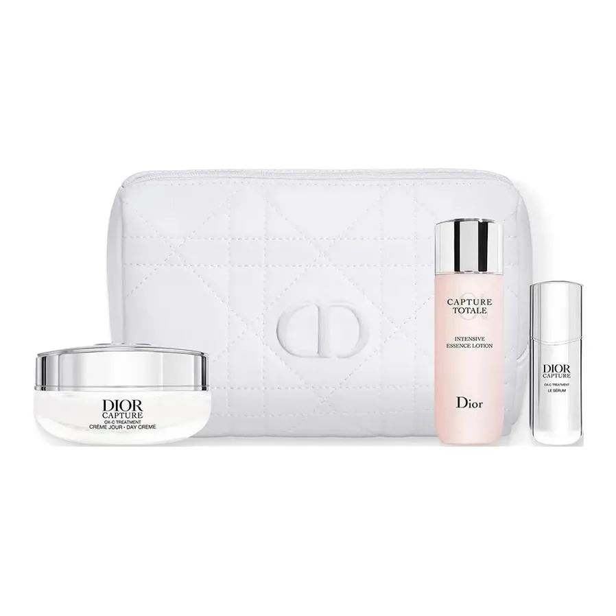 DIOR Набор для ухода за кожей Texture Vitality Essence Selection, увлажняющий, 30мл+15мл+50мл, подарок на день рождения мамы, Serums 10ml+Toner 50ml+Moisturizer 50ml