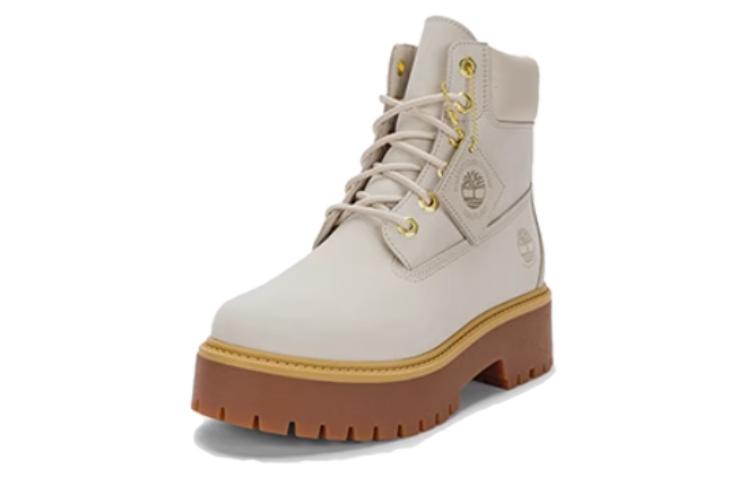 Timberland Стоун Стрит 6-дюймовые водонепроницаемые платформенные ботинки 'Светлый Топ' женские Экрю, цвет Ecru — фото 2