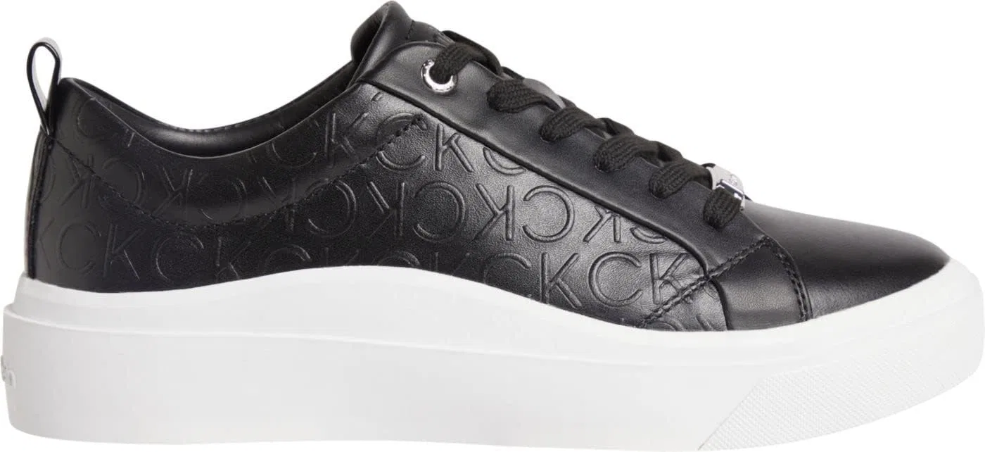Женские кроссовки Calvin Klein HW0HW01328 с завышенной подошвой и шнуровкой Cupsole Wave, Bax