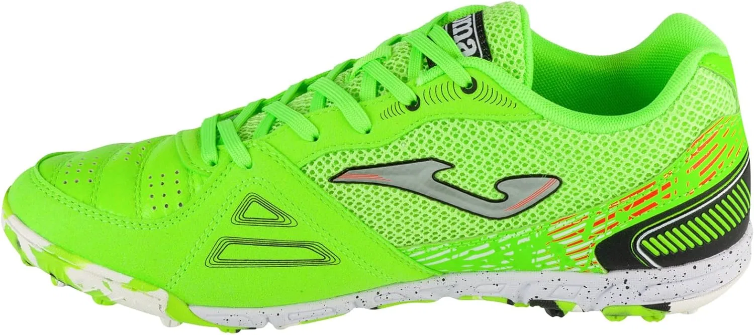 Мужские кроссовки для газона Joma Mundial 2511 TF MUNS2511TF, зелено-флуоресцентные/серебристые — фото 2