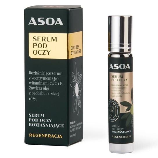 

Шариковая осветляющая сыворотка для глаз Asoa