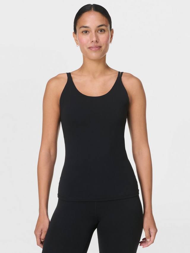 

Футболка-майка Ultimate Studio с двойными бретелями Sweaty Betty, Black