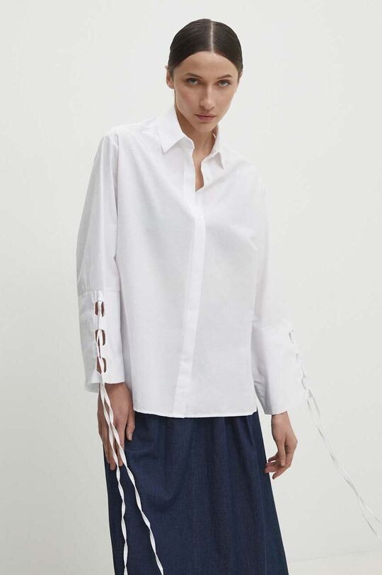 

Хлопчатобумажная рубашка Answear Lab, белый