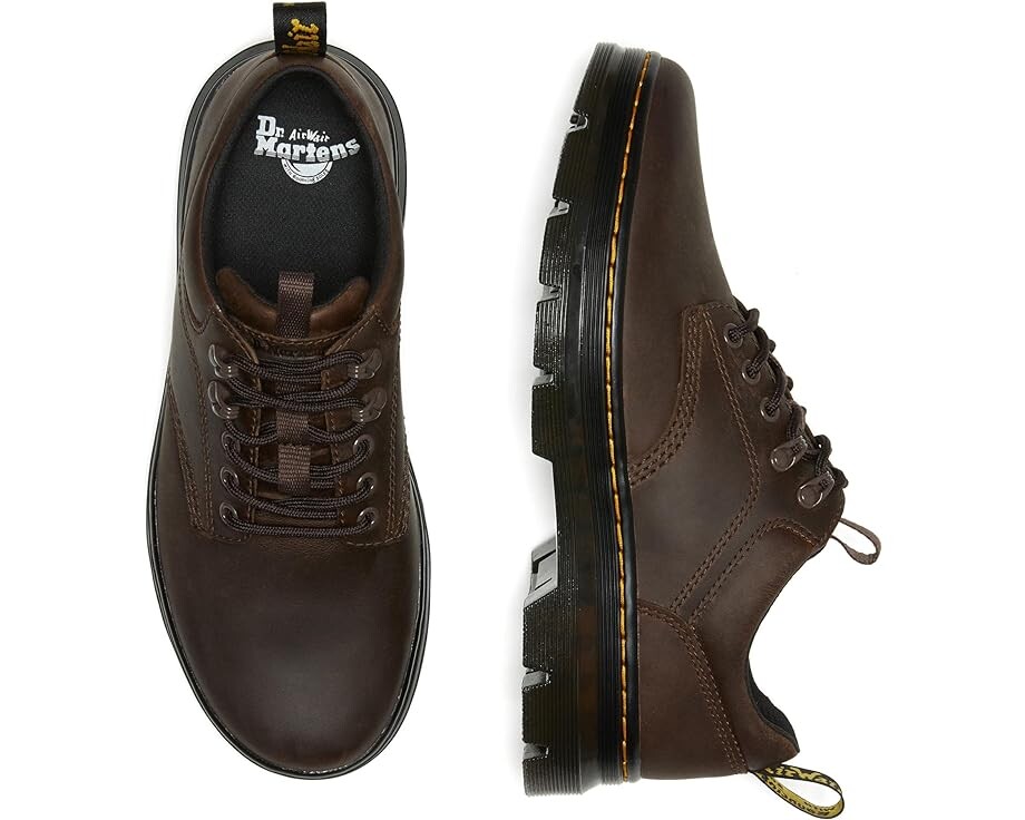 Оксфорды Dr. Martens Reeder, цвет Dark Brown Crazy Horse — фото 2