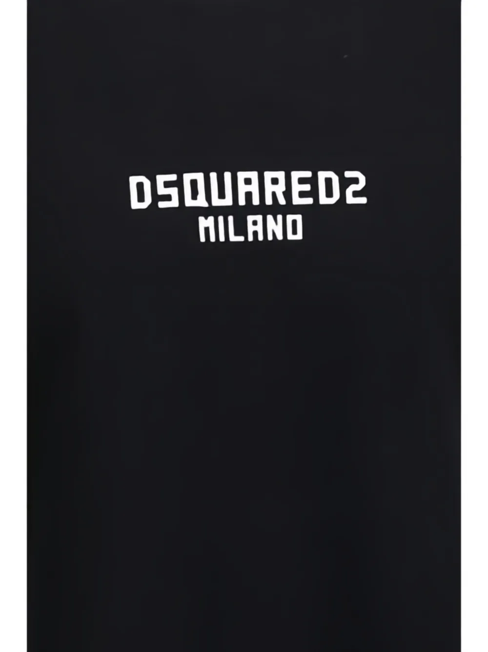 Футболка с круглым вырезом и логотипом Dsquared2, черный — фото 3