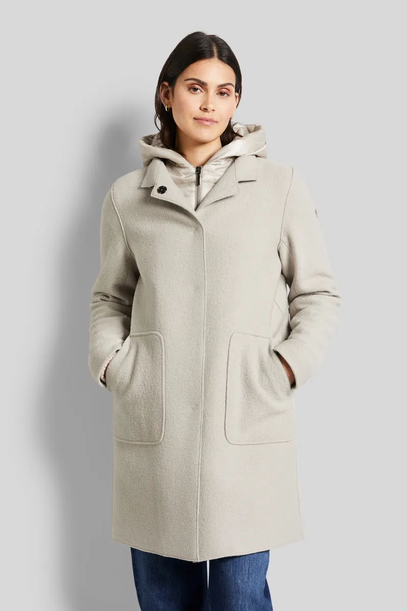 

Полупальто bugatti со съемной жилеткой, бежевый