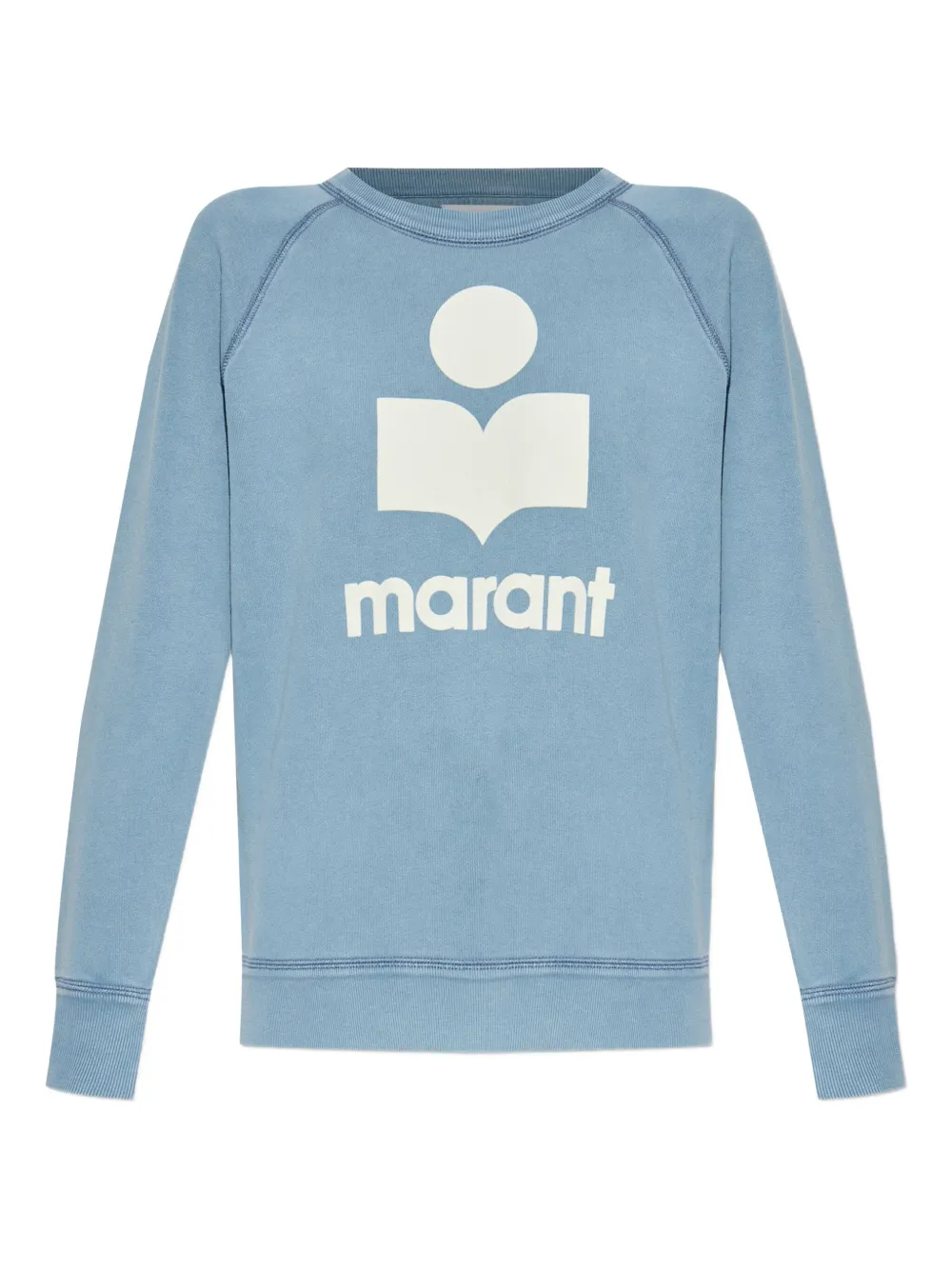 

Хлопковая толстовка с логотипом MARANT ÉTOILE, синий