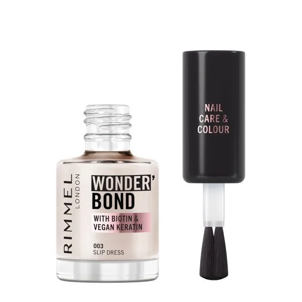 Лак для ногтей RIMMEL LONDON Wonderbond Nail, 003 Slip dress — фото 2