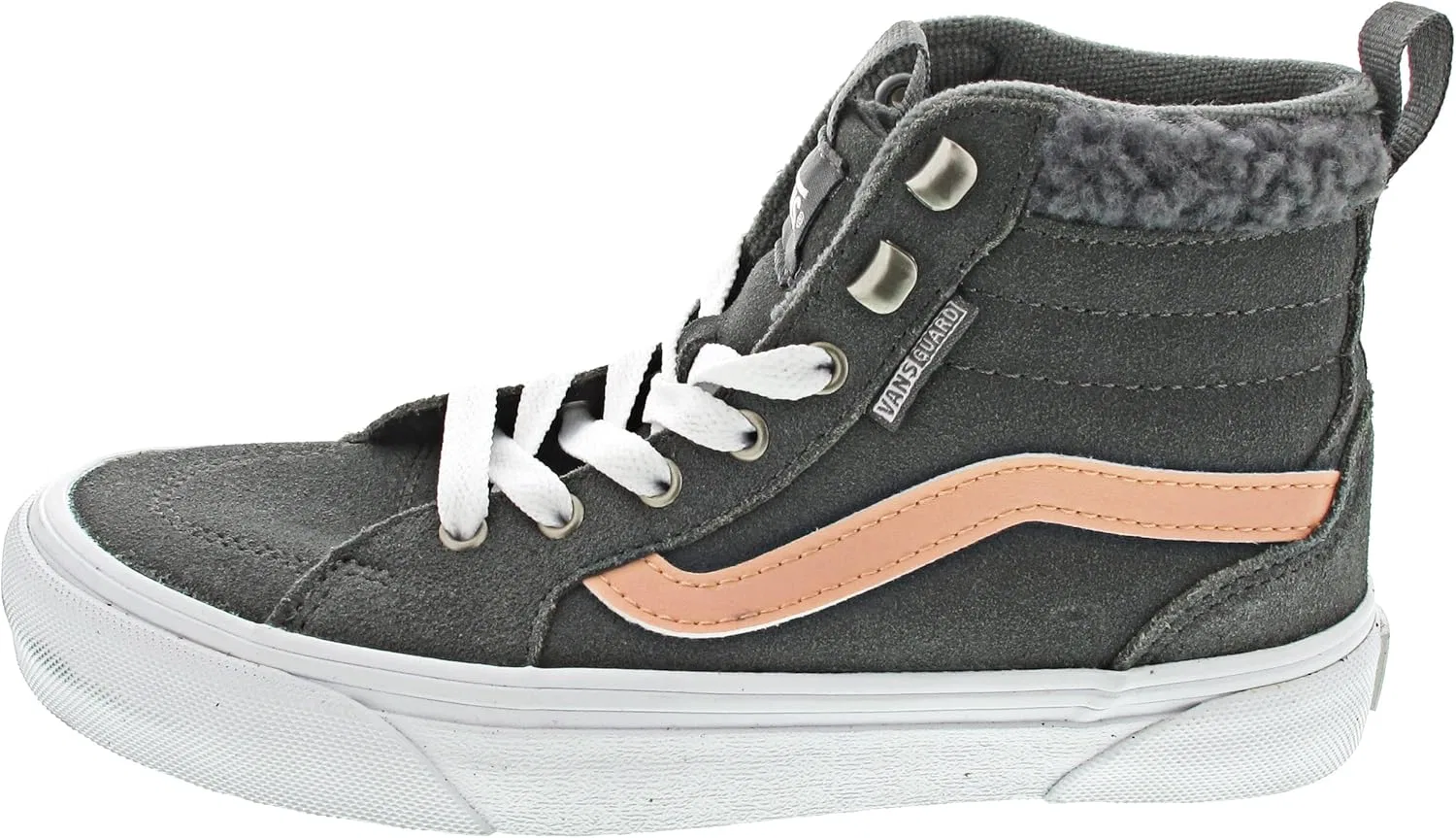 Кроссовки Vans Girl's Filmore Hi Vansguard, Suede Sherpa Pewter