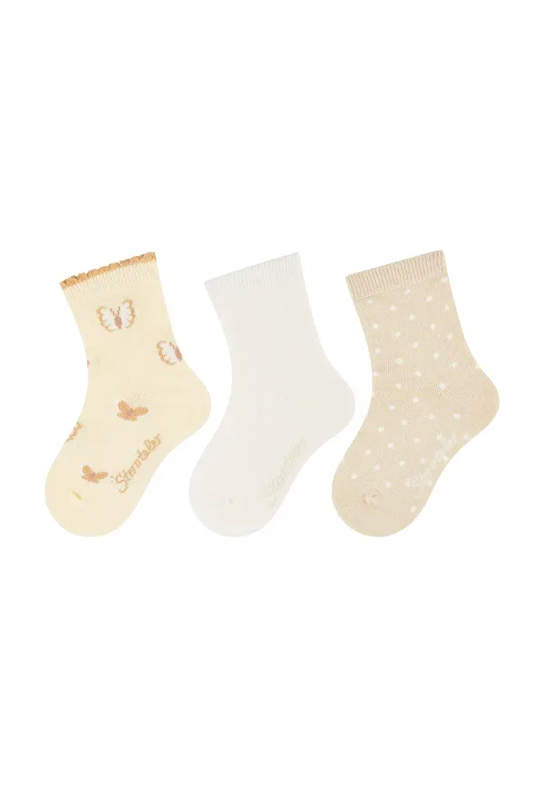 Носки Schmetterling Socks Sterntaler, 3 пары, светло-оранжевый