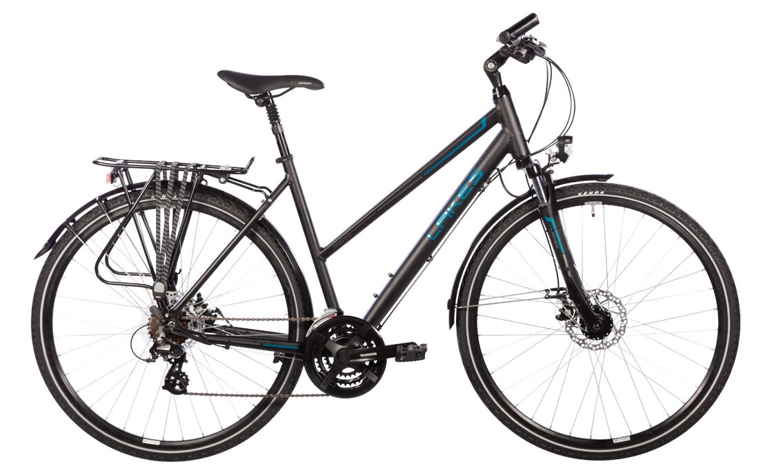 

Треккинговый велосипед Lakes Free 100 - 28 дюймов - Damen Sport - 2024, цвет Schwarz|black turquoise anthracite