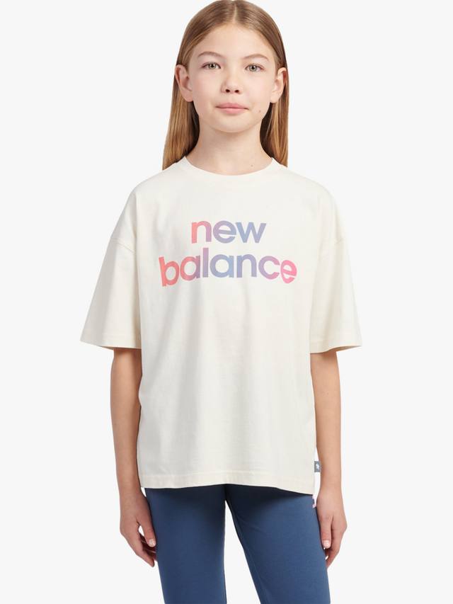 

Детская футболка с градиентным принтом New Balance, Linen
