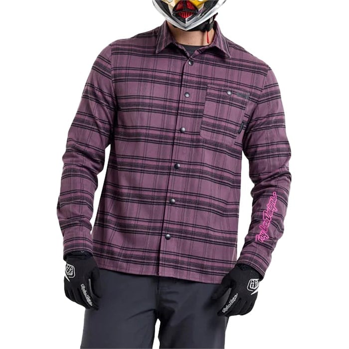 

Измельчить фланель Troy Lee Designs, Yd Plaid Deep Purp