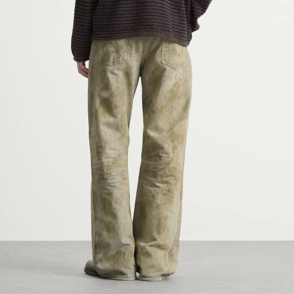 202M джинсы из денима Klondike Wash Acne Studios, sand бежевый — фото 3
