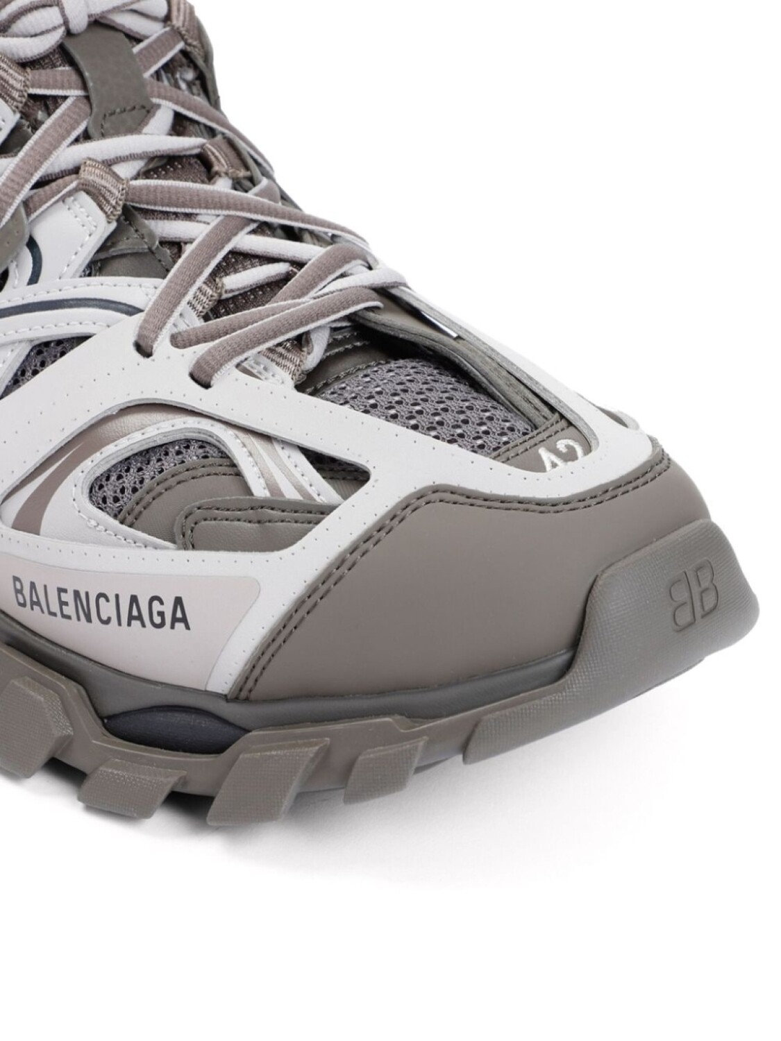 Balenciaga кроссовки Track с эффектом потертости, коричневый — фото 3