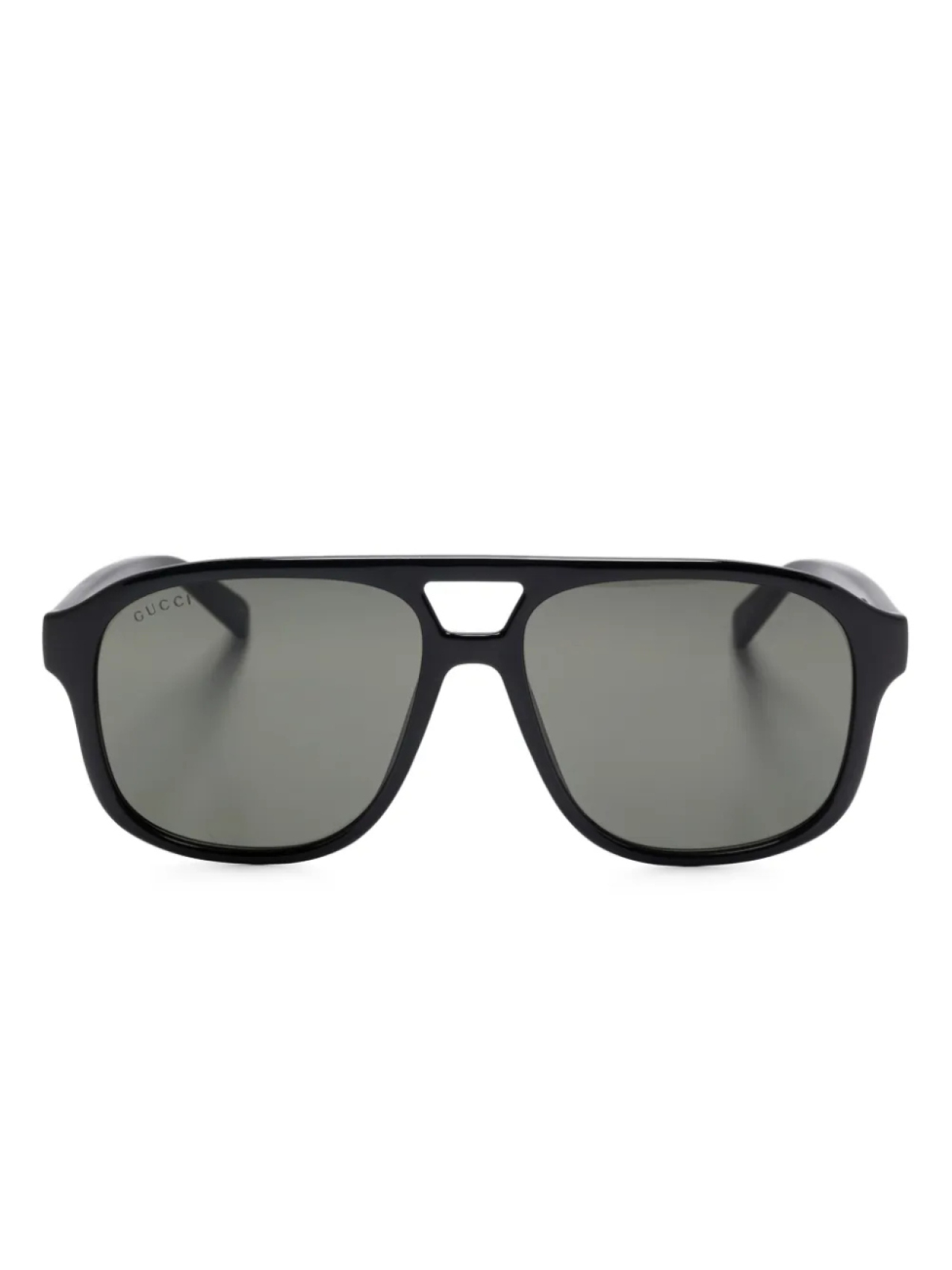 

Gucci Eyewear pilot-frame солнцезащитные очки, черный