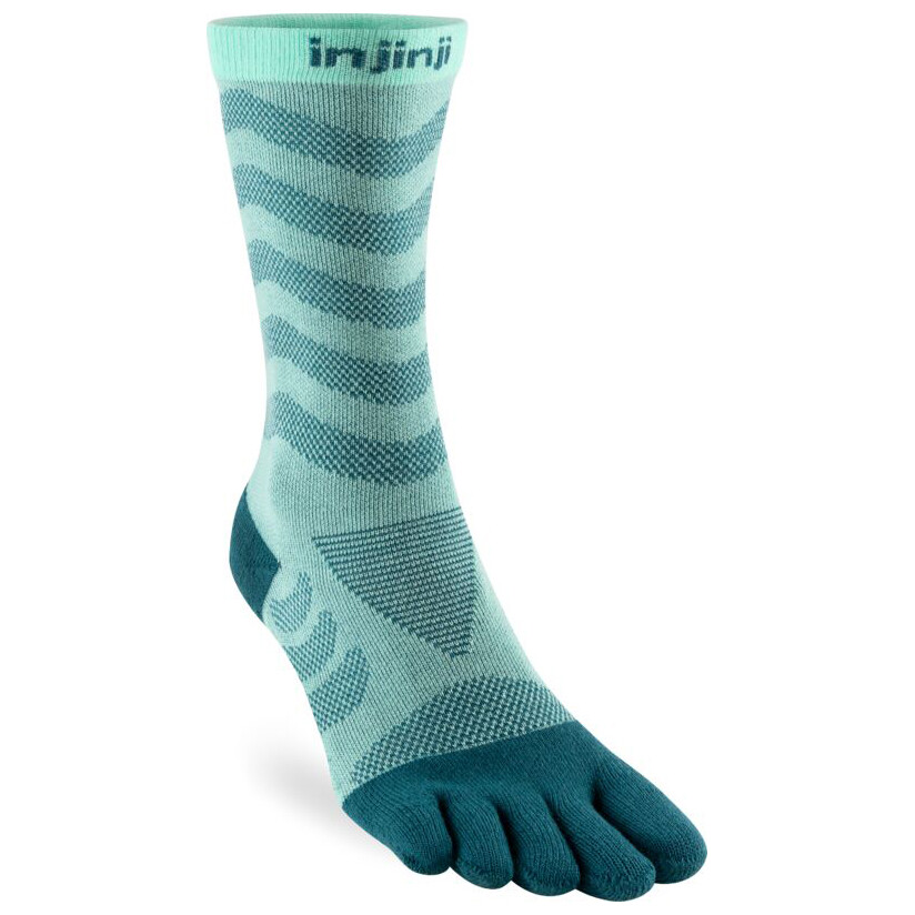 

Носки для бега Injinji Run Technical Crew, цвет Glacier