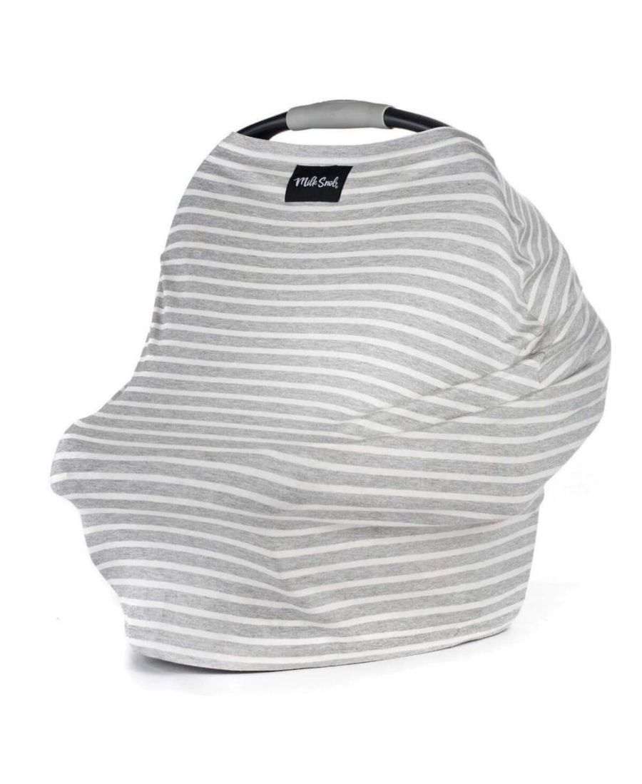 

Детский комбинезон 5 в 1 в меланжевую полоску Milk Snob, Grey & white stripe