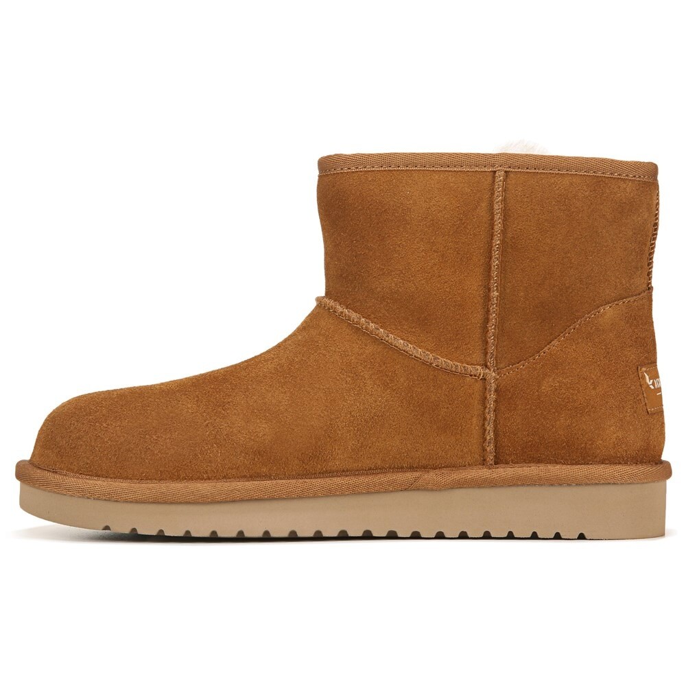 Женские ботинки Ugg Victoria Koolaburra короткие зимние, каштановый — фото 3