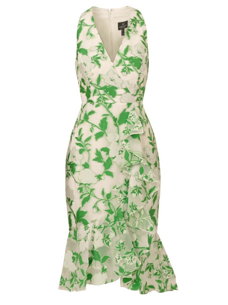 

Коктейльное платье Adrianna Papell Organza Jacquard Dress, зеленый