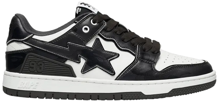 Кроссовки BAPE Wmns Sk8 Sta #1 'Color Camo Pack - Black', черный