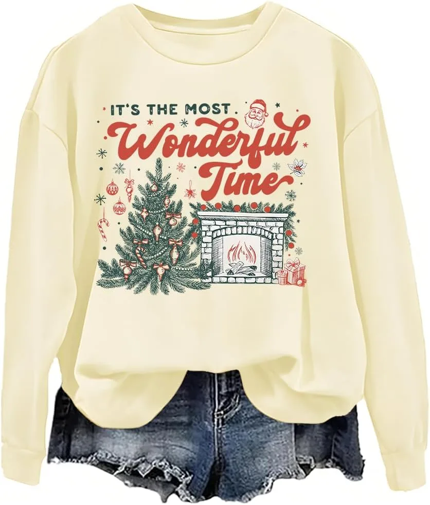 

Свитшут It's The Most Wonderful Time Of The Year, рождественский худи NACJOM