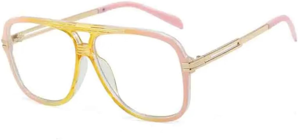 

Солнцезащитные очки с защитой UV400 | Двойная перемычка, цветные линзы | для женщин и мужчин, для занятий спортом на открытом воздухе и вождения DSVIGF, Yellow Pink Clear