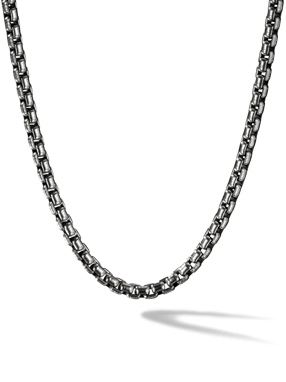 

Серебряное колье Box Chain (3.6 мм) David Yurman, серебяный