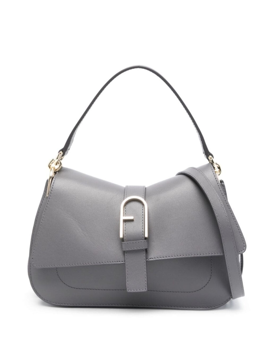 

Сумка-тоут Flow Furla, серый