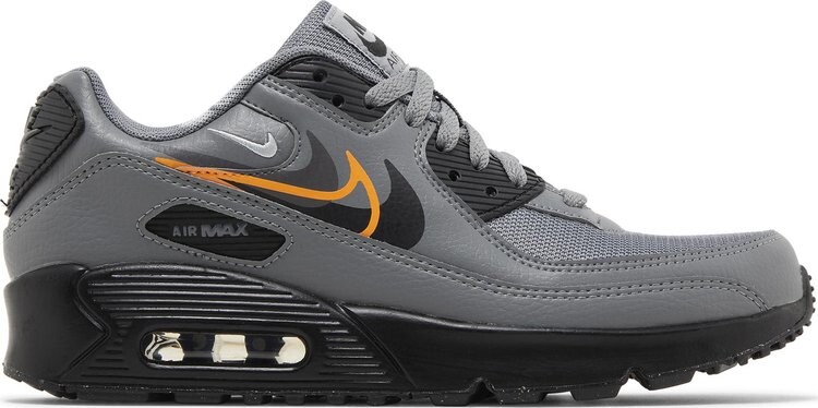 

Кроссовки Air Max 90 Next Nature GS 'Multi-Swoosh - Smoke Grey Mandarin', серый