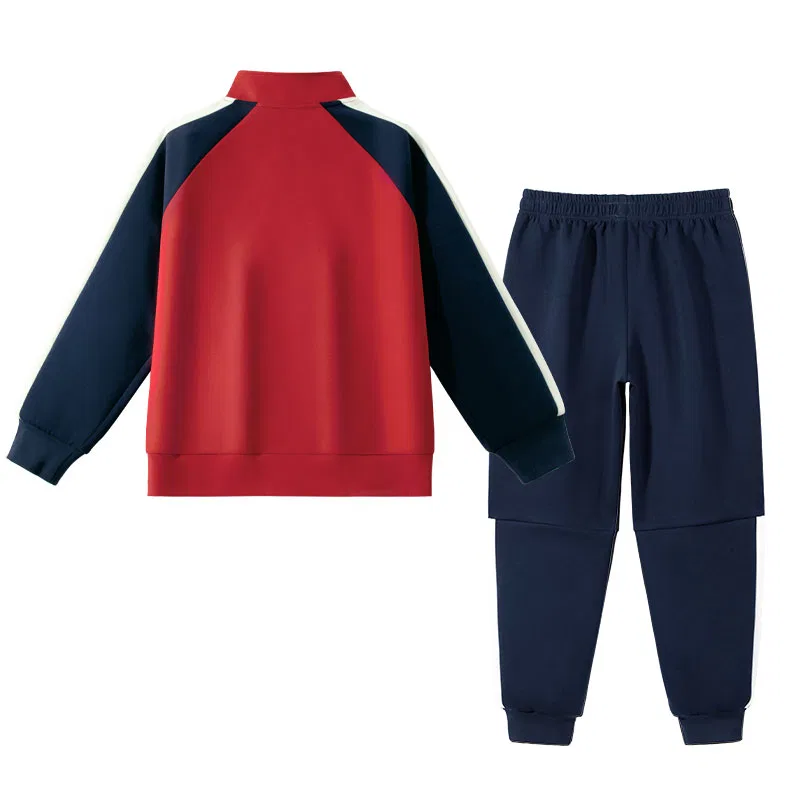 Спортивный костюм для детей PEAK Red/PK Navy Blue — фото 3
