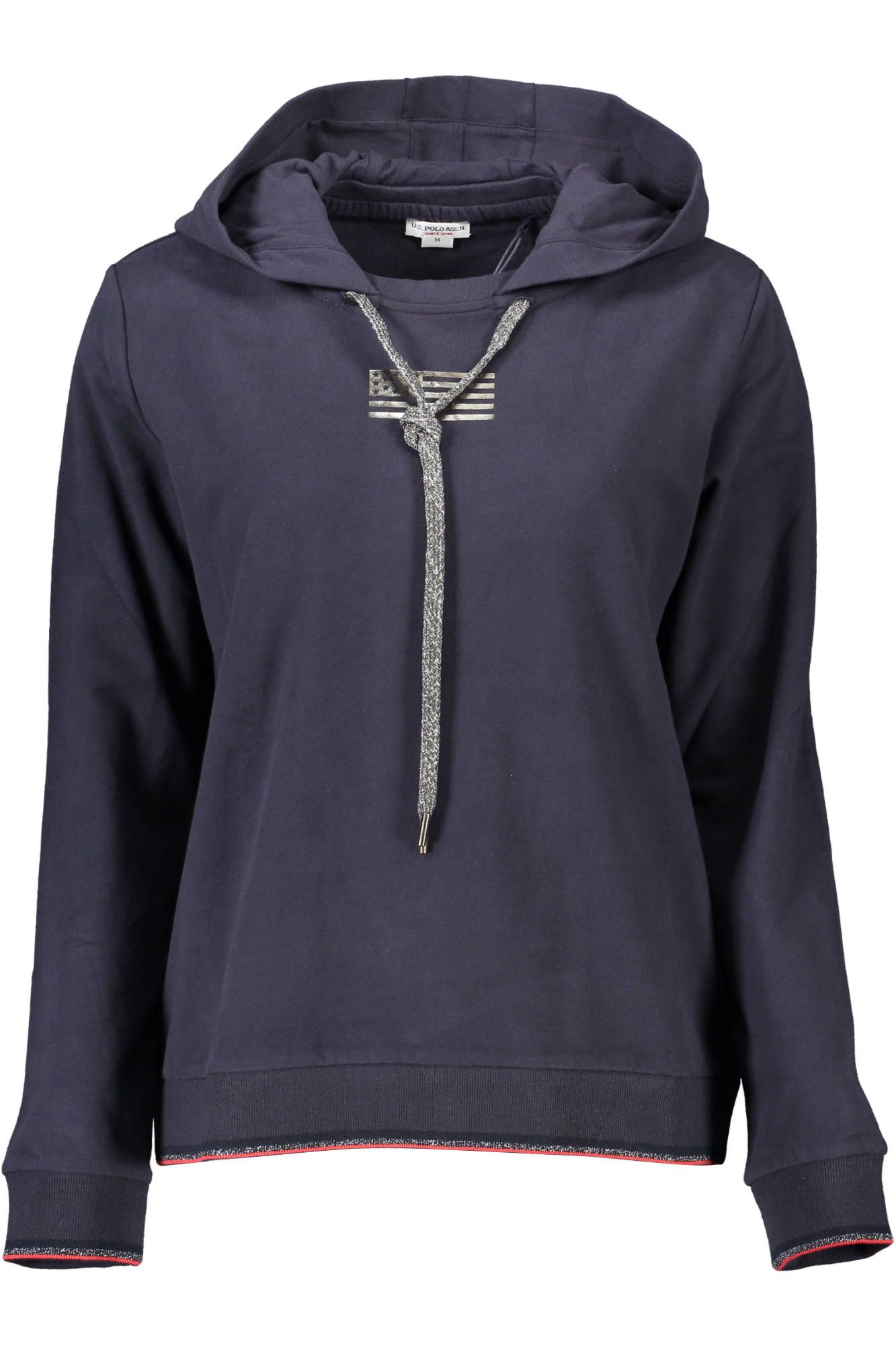 

Синий хлопковый женский свитер U.S. Polo Assn.