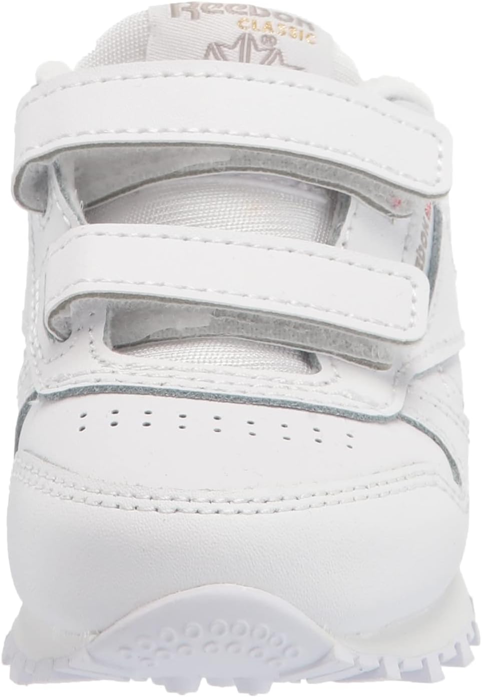 Детские кроссовки Reebok Classic Leather, белый/синий/угольный — фото 2