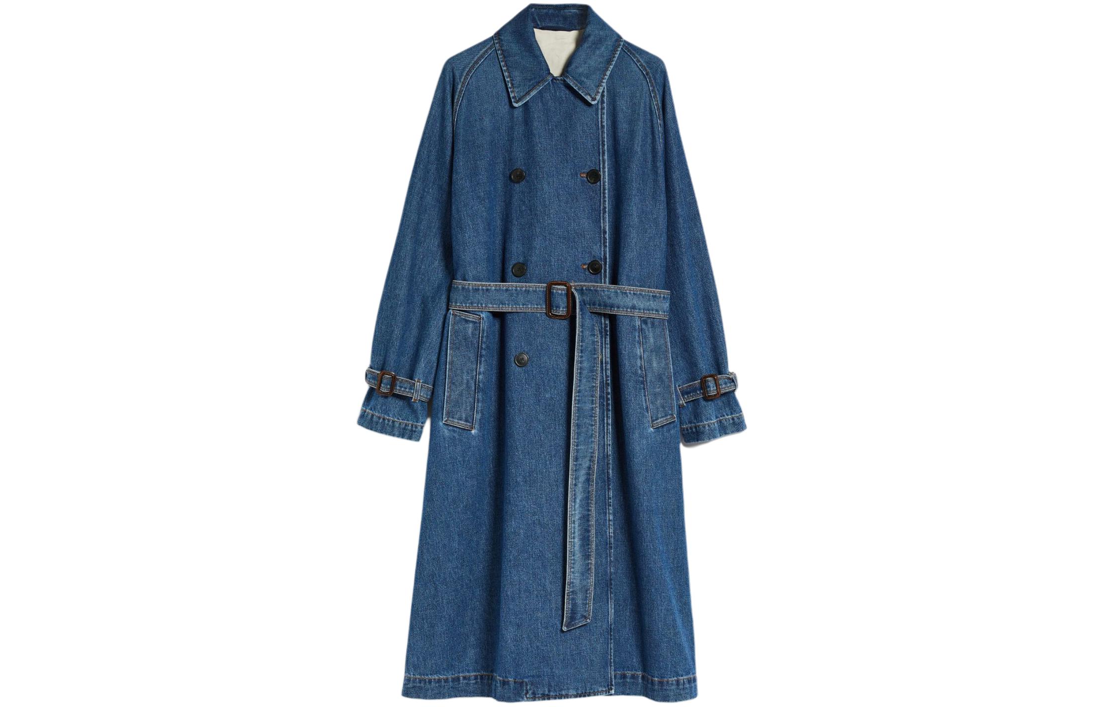 

WEEKEND MaxMara Тренч женский синий, Blue
