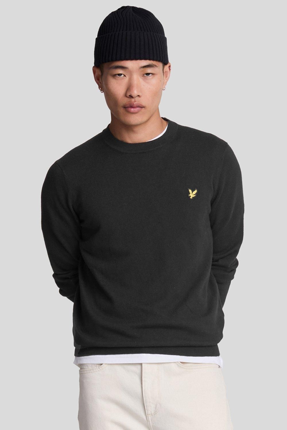 

Джемпер Lyle & Scott с круглым вырезом, черный