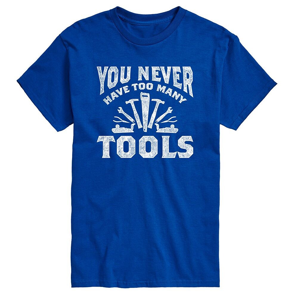 

Мужская футболка с рисунком «You Never Have Too Many Tools» Licensed Character, синий